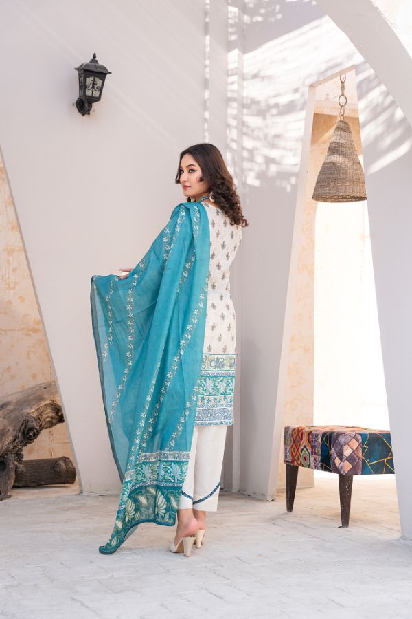 Pima Digital Printed Lawn  BR-1408