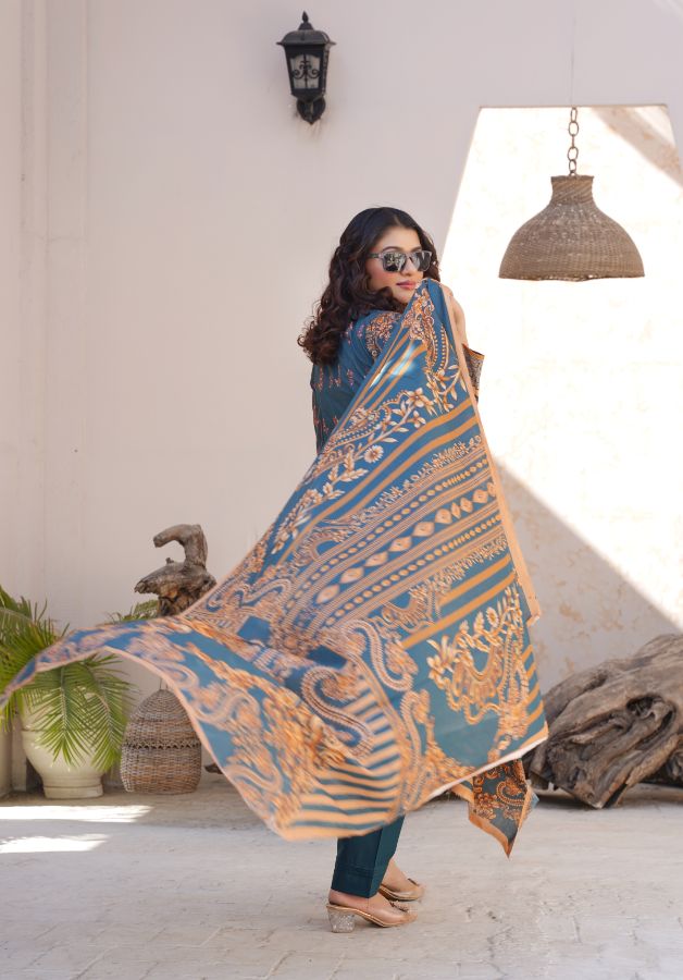 Pima Digital Printed Lawn  BR-1409