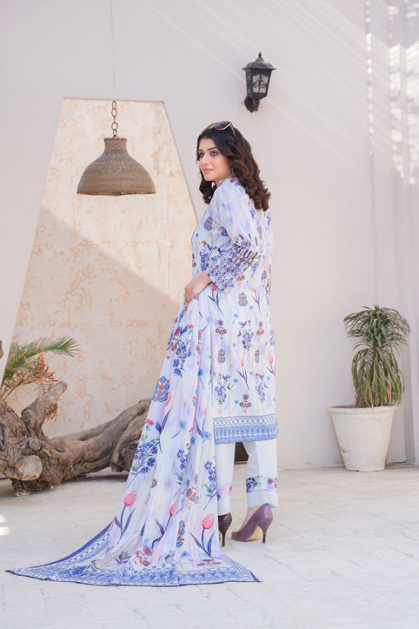 Pima Digital Printed Lawn  BR-1410