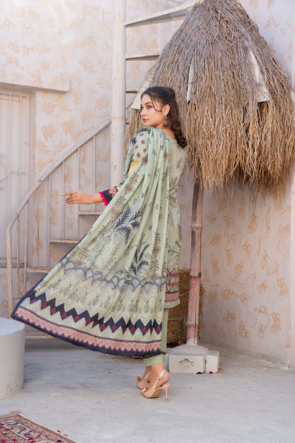 Pima Digital Printed Lawn  BR-1411