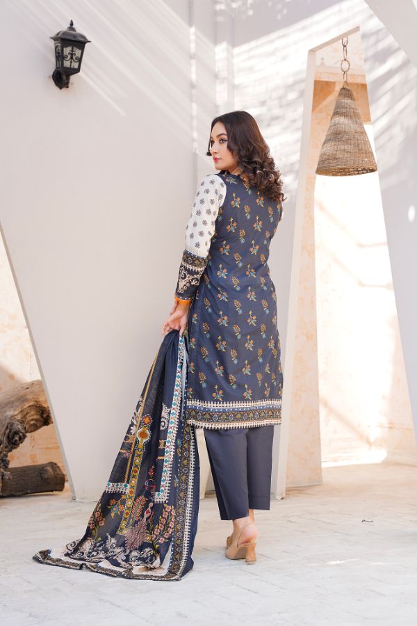 Pima Digital Printed Lawn  BR-1412