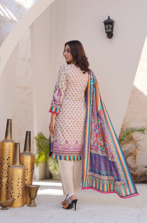 Pima Digital Printed Lawn  BR-1413