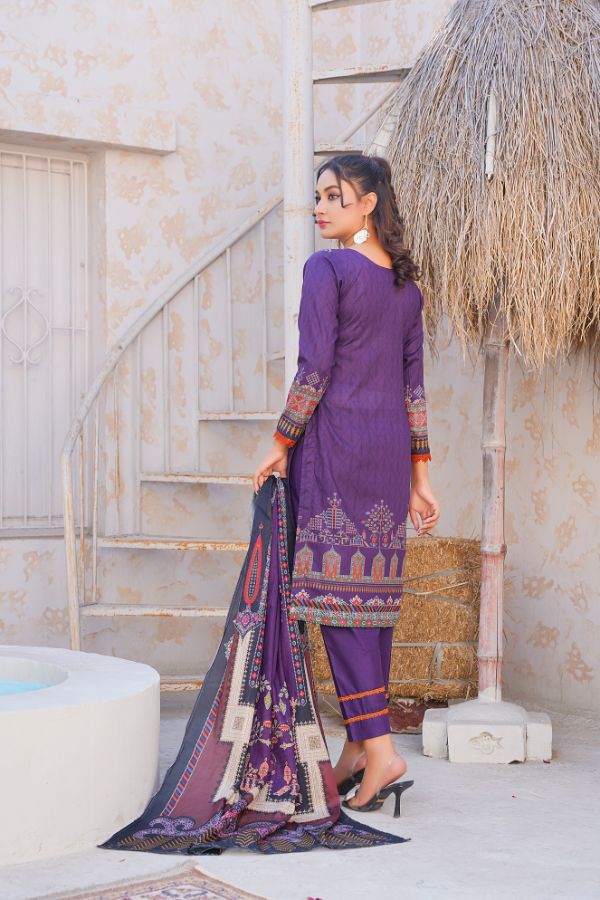 Pima Digital Printed Lawn  BR-1414