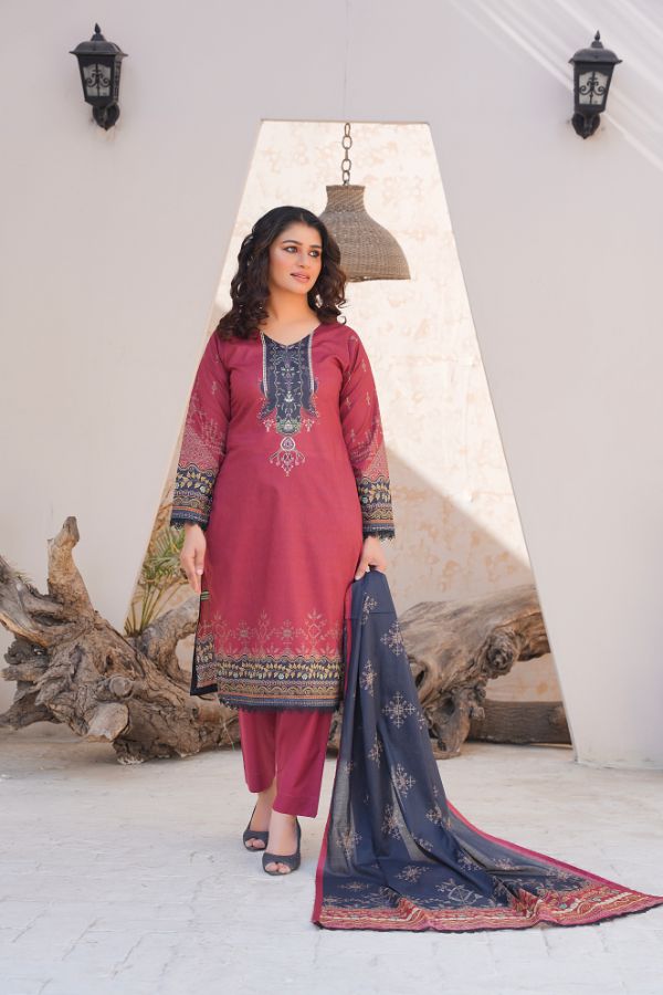 Pima Digital Printed Lawn  BR-1415