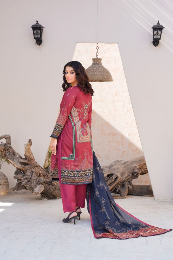 Pima Digital Printed Lawn  BR-1415