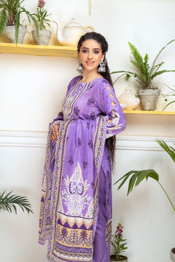 Hoor Digital Printed Lawn BR-1297