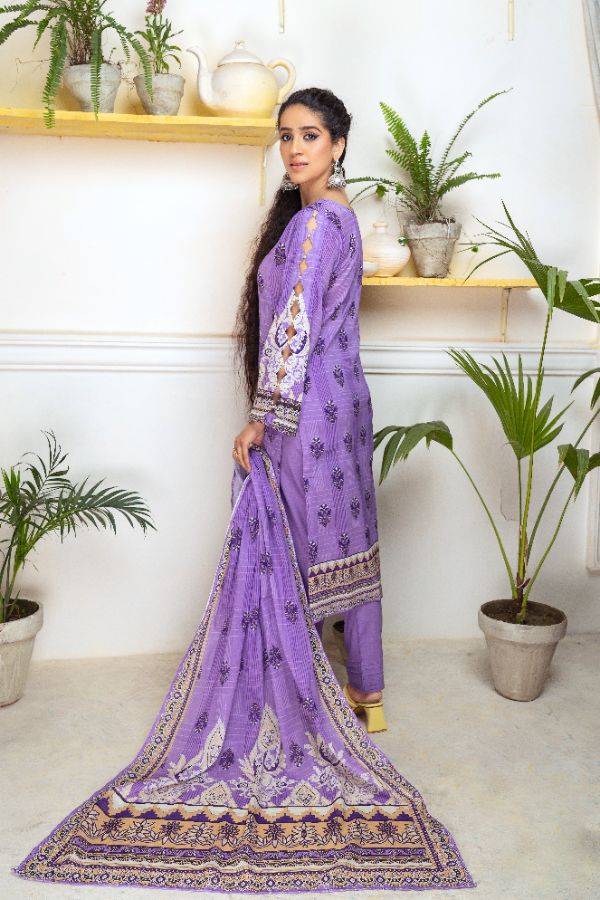 Hoor Digital Printed Lawn BR-1297