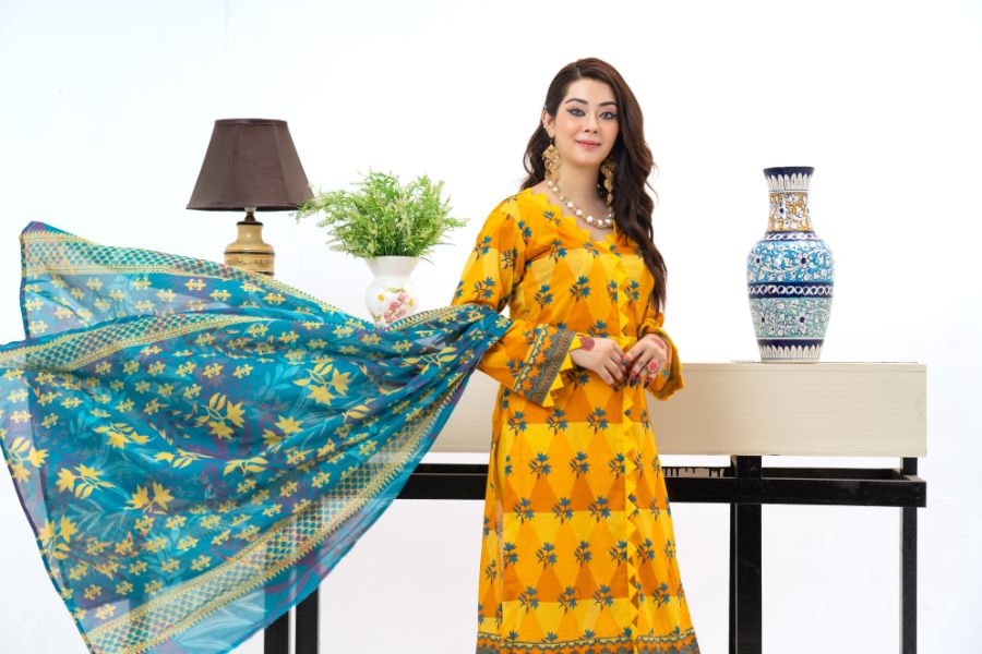 Mahjabeen Digital Printed Lawn BR-1350