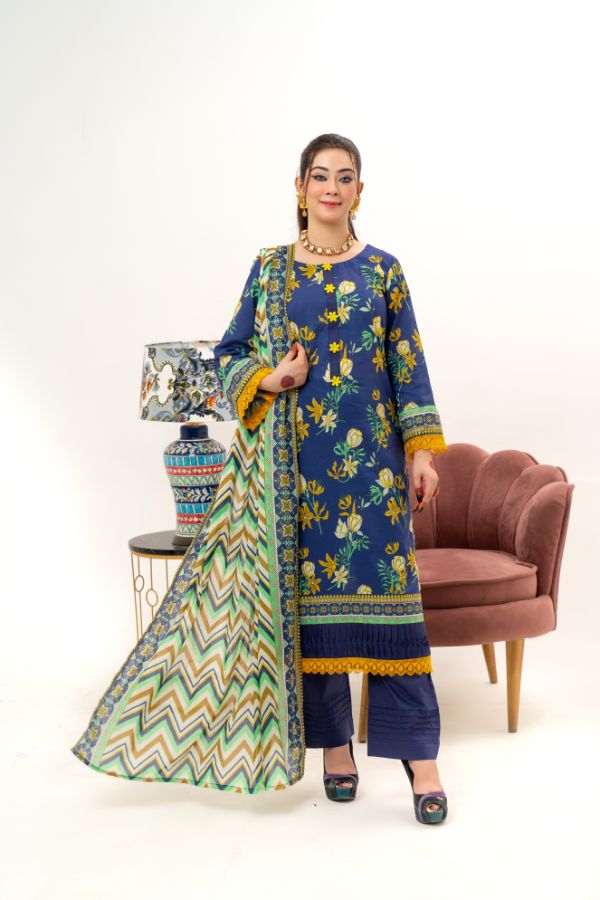 Mahjabeen Digital Printed Lawn BR-1353