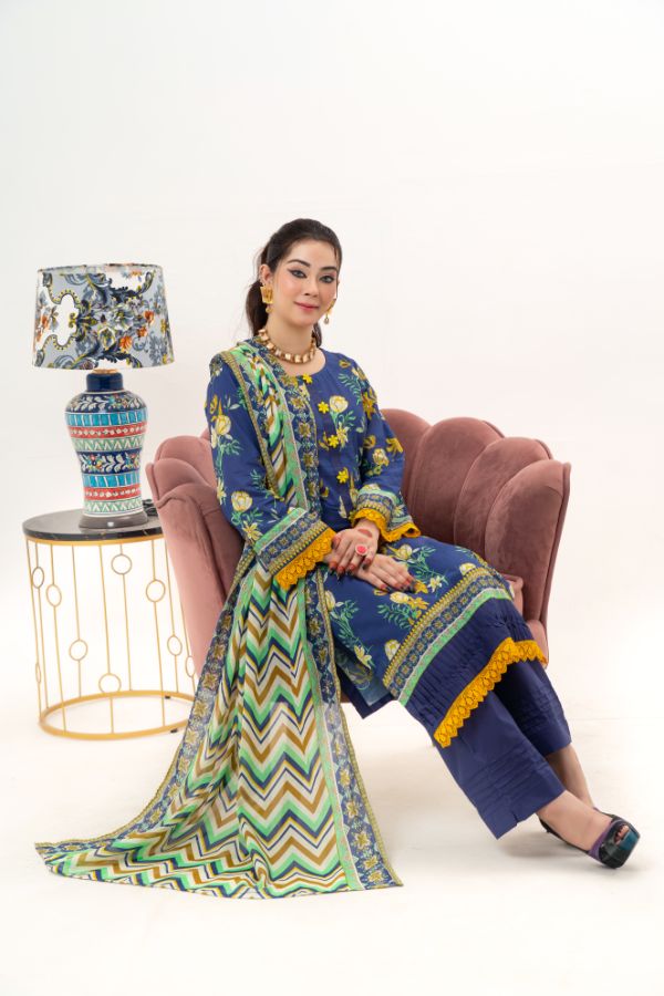Mahjabeen Digital Printed Lawn BR-1353