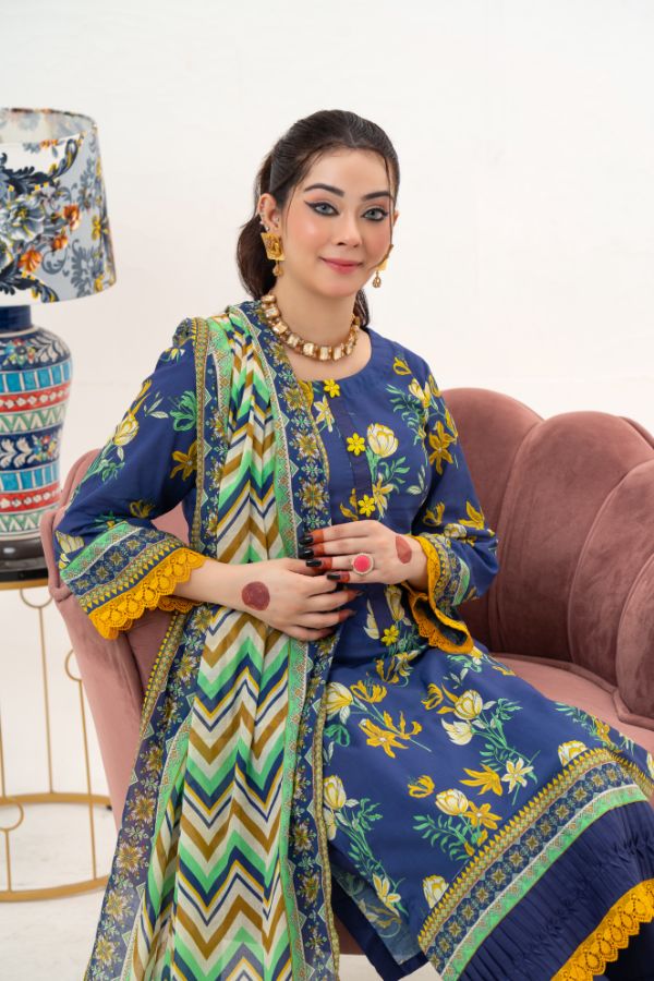 Mahjabeen Digital Printed Lawn BR-1353