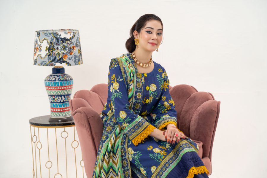Mahjabeen Digital Printed Lawn BR-1353