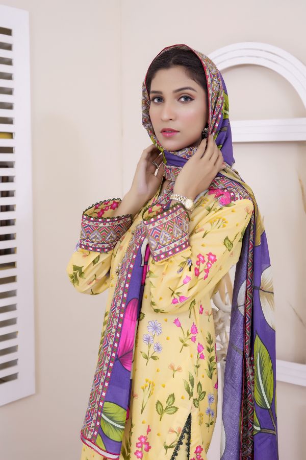 Glamorous Digital Printed Lawn BR-1390