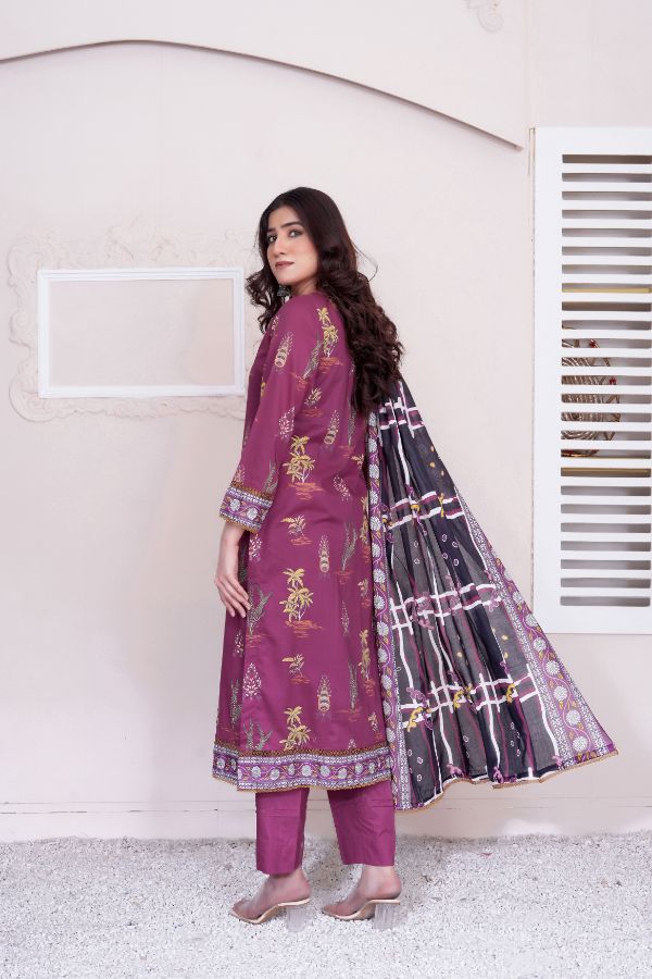 Glamorous Digital Printed Lawn BR-1395