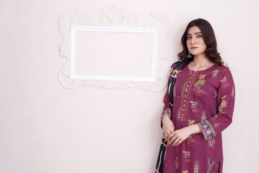 Glamorous Digital Printed Lawn BR-1395