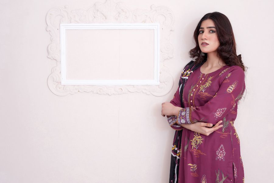 Glamorous Digital Printed Lawn BR-1395