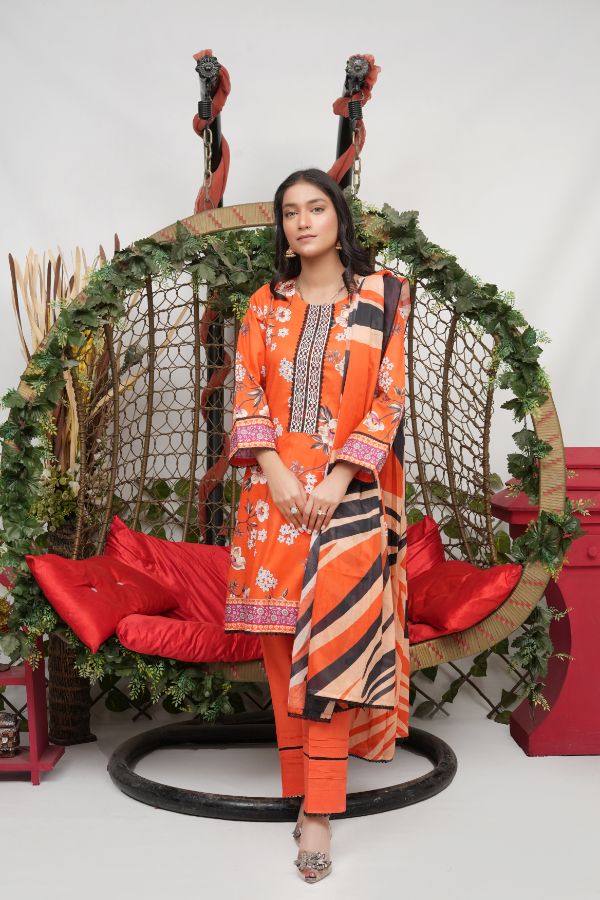 Charm Digital Printed Lawn BR-1425