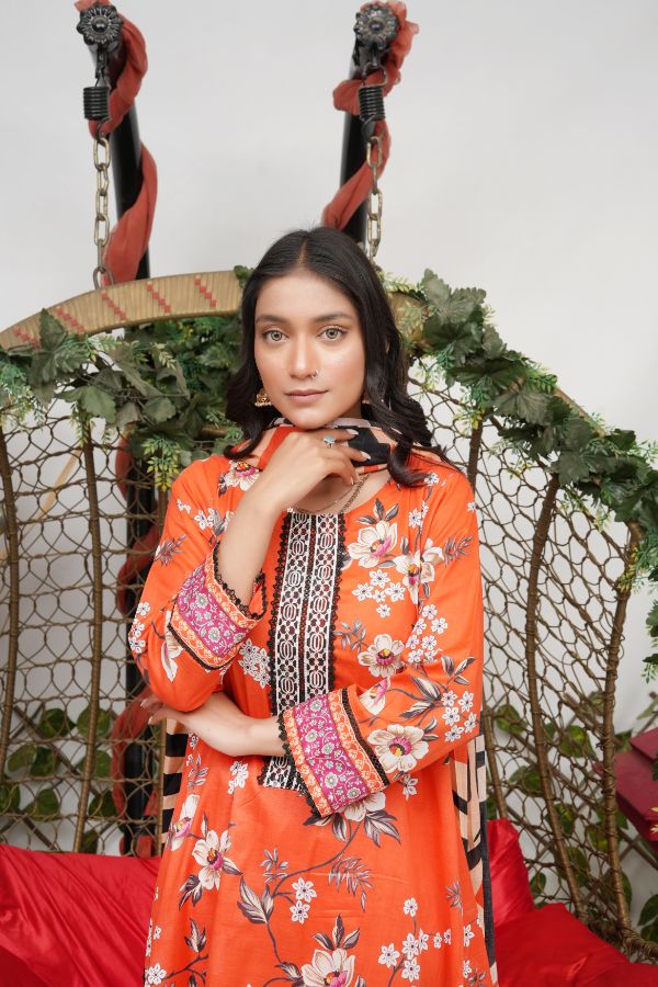 Charm Digital Printed Lawn BR-1425