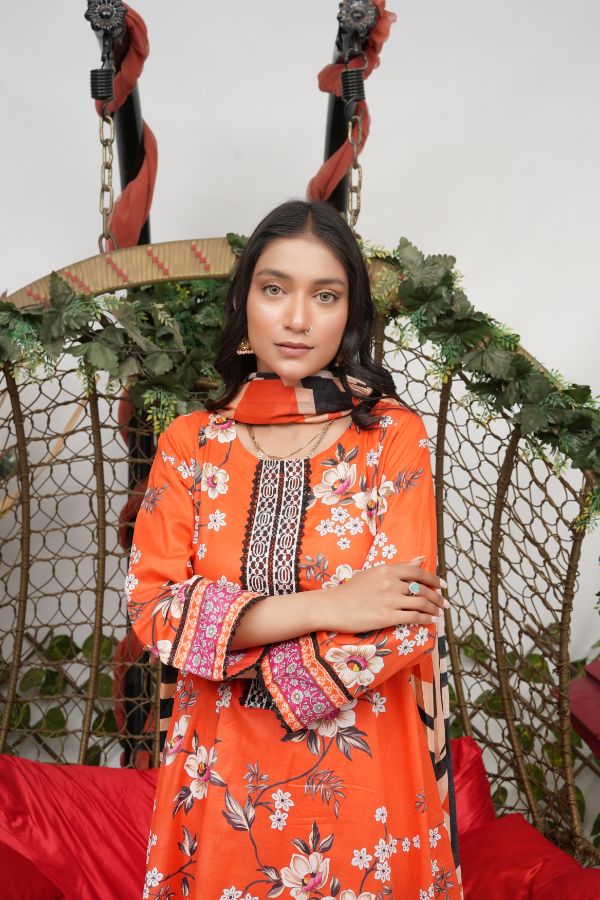 Charm Digital Printed Lawn BR-1425