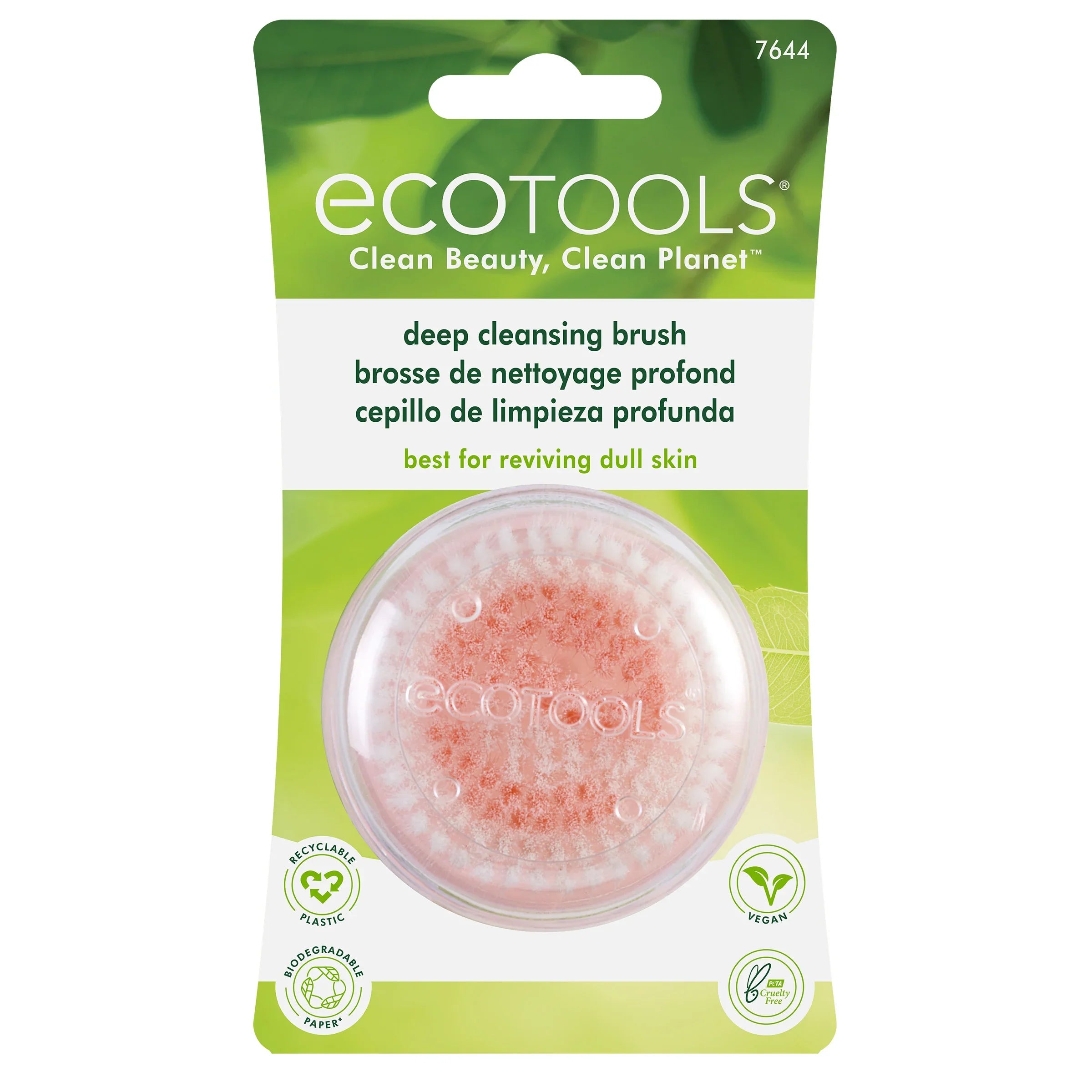 EcoTools #7466 Deep Cleansing Brush - Eco-Friendly Facial Brush...