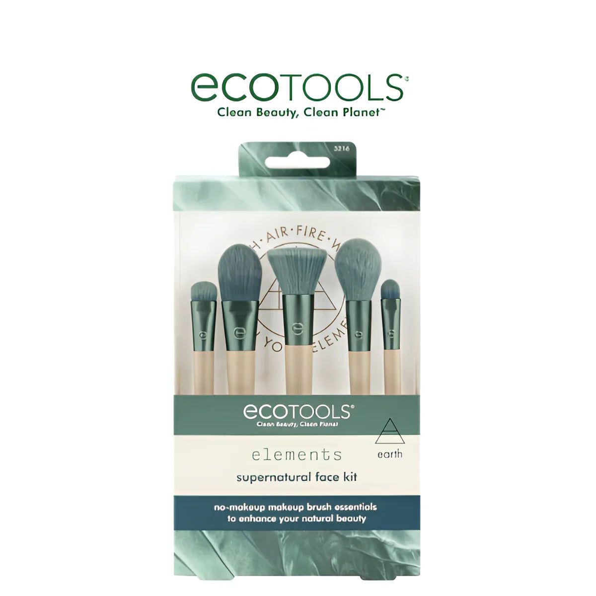 ECOTOOL #3216 Elements Supernatural Face Kit - Complete Eco-Friendly Makeup Brush 0 Reviews