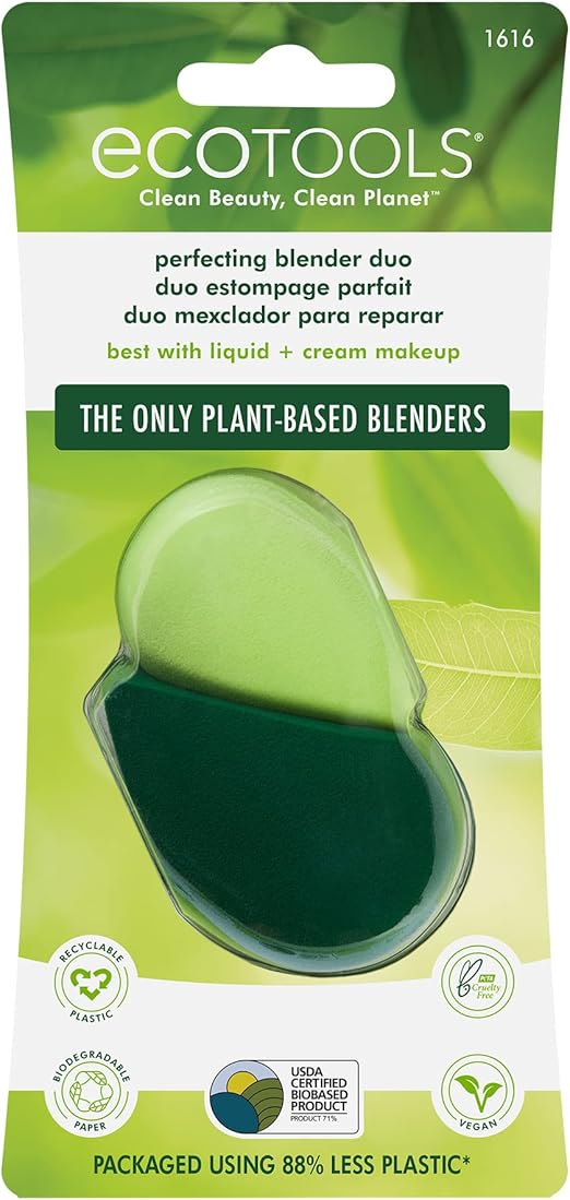 EcoTools #1616 Perfecting Blender Duo – Plant-Based Makeup Sponges 0 Reviews