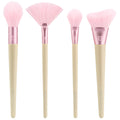 EcoTools #3217 Elements Wind-Kissed Finish Kit - 4-Piece Brush Set for Sculpted Glow & Natural Flush