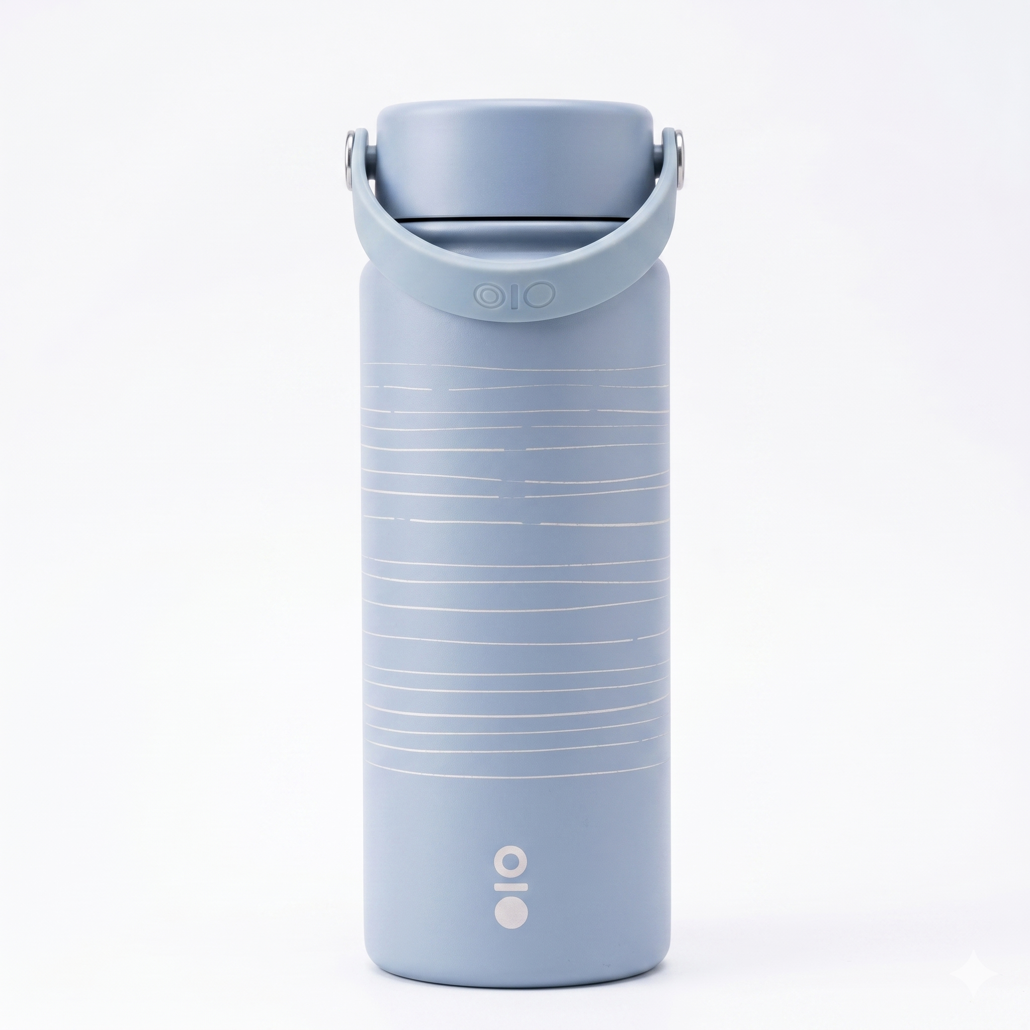 Brio Bottle, specifically a vacuum-insulated stainless steel water bottle (Gray)