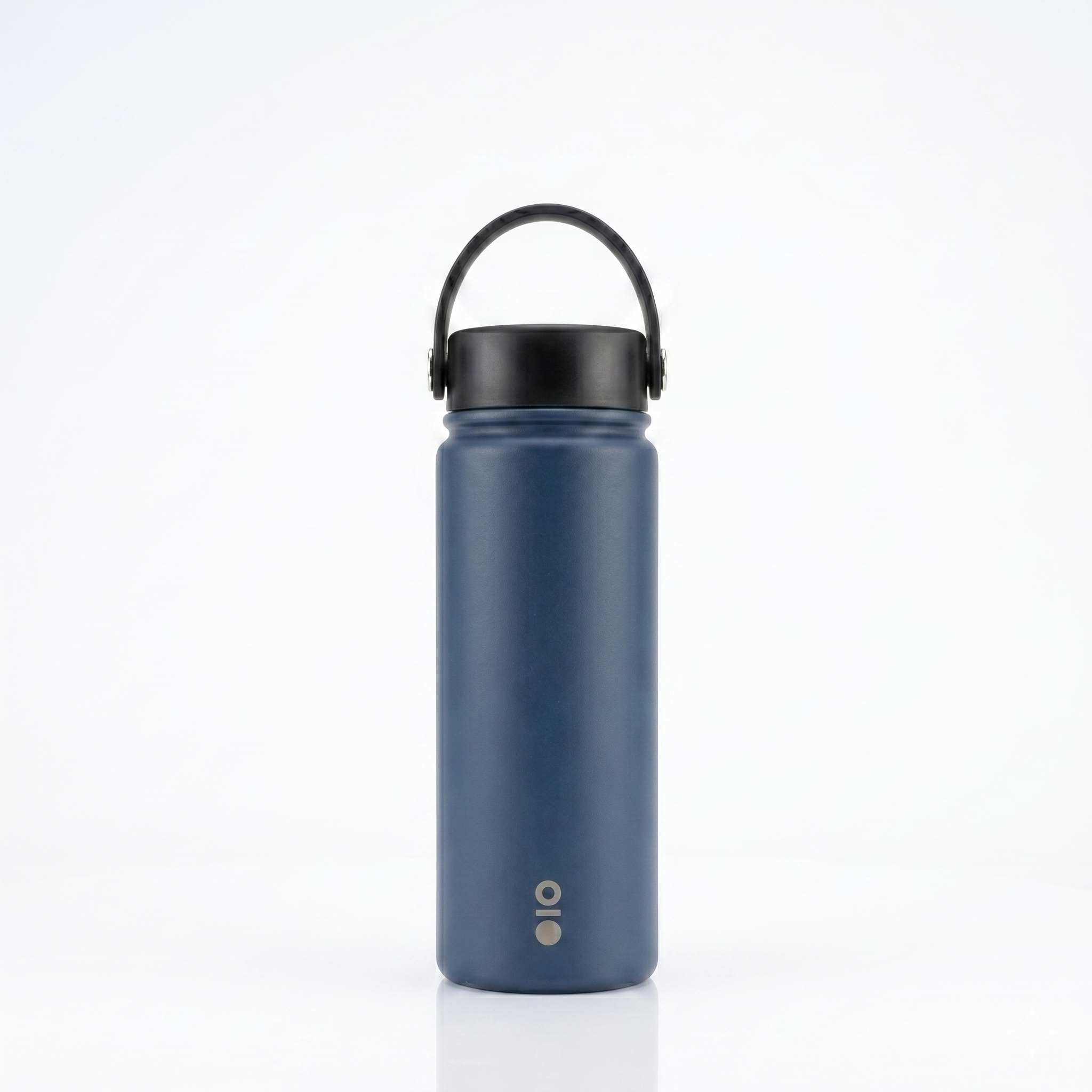 Brio Bottle, specifically a vacuum-insulated stainless steel water bottle (Ash Gray)