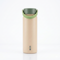 Brio Bottle, specifically a vacuum-insulated stainless steel water bottle (Camel)