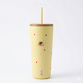 Montigo Sense Straw tumbler, specifically from the Wonderama Collection (Yellow-Brown)