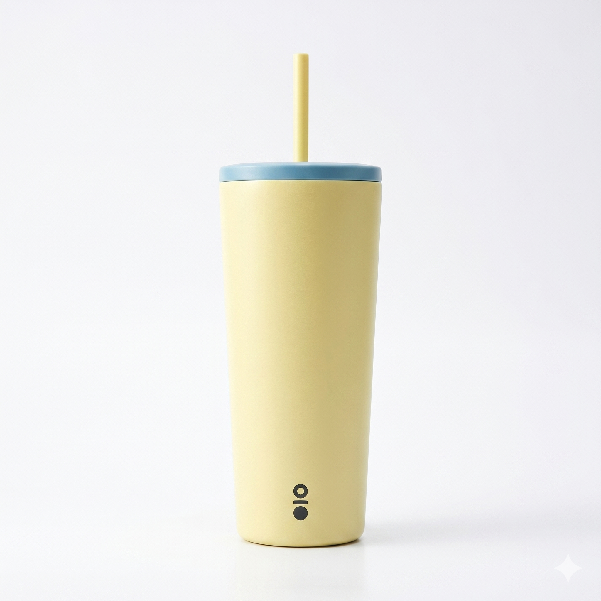 Montigo Sense Straw tumbler, specifically from the Wonderama Collection (Yellow-Blue)