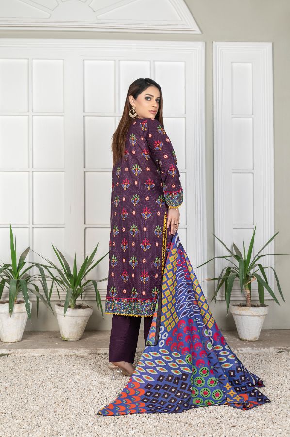 Reet Digital Printed Lawn BR-1398