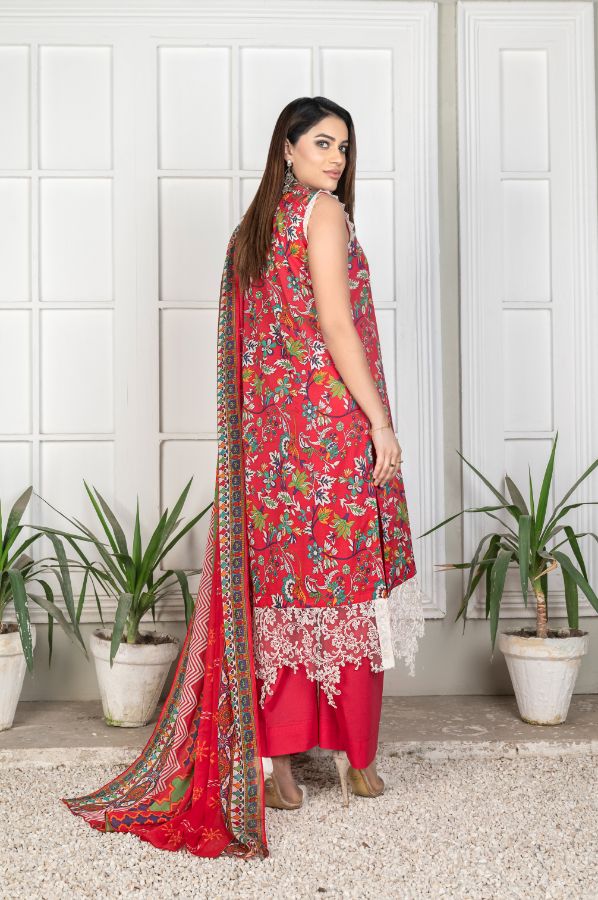 Reet Digital Printed Lawn BR-1401