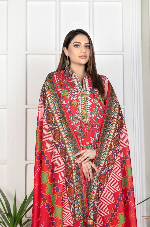 Reet Digital Printed Lawn BR-1401